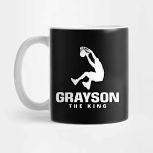 Grayson Custom Player Basketball Your Name The King Mug